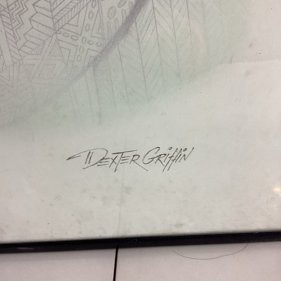 Dexter Griffin "Her Little League" Classic Art Signed Print Lithograph On Paper - Picture 3 of 10